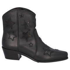Miu Miu Women Ankle boots Black Leather EU 37