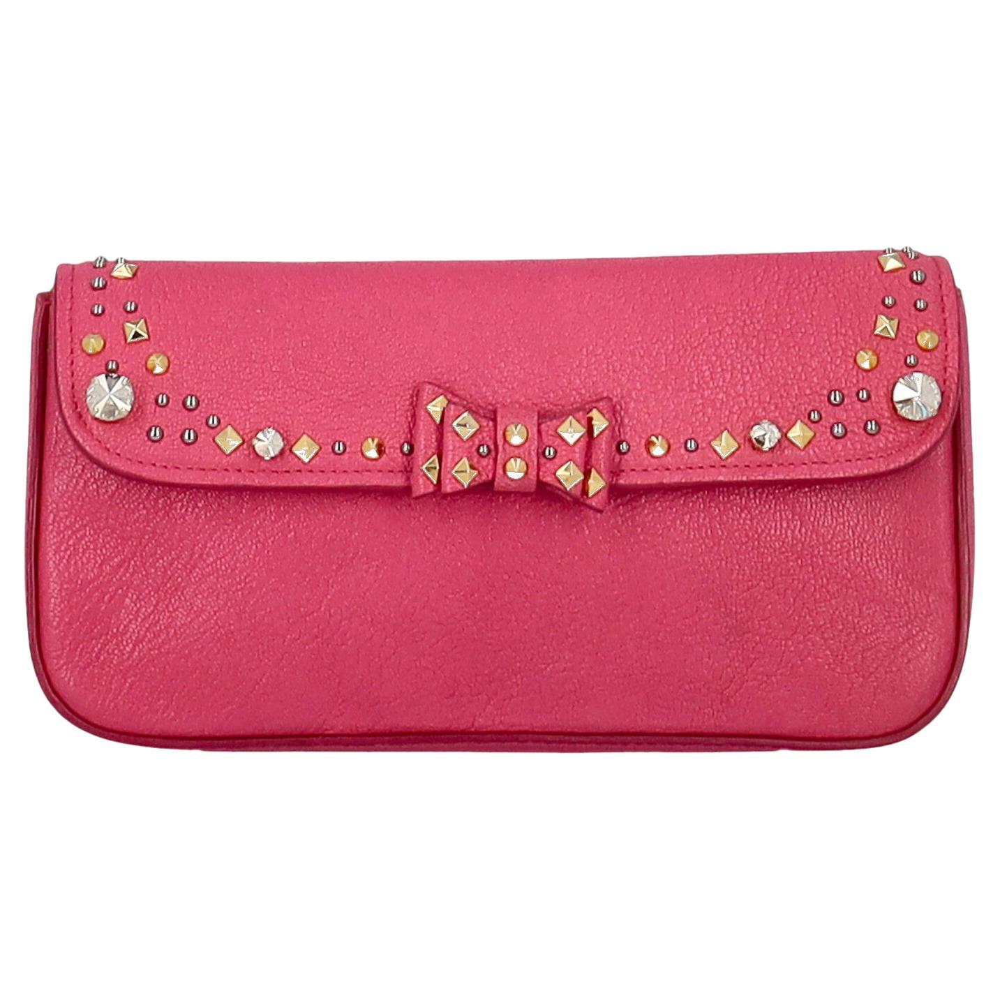 Miu Miu Women Handbags Pink Leather  For Sale