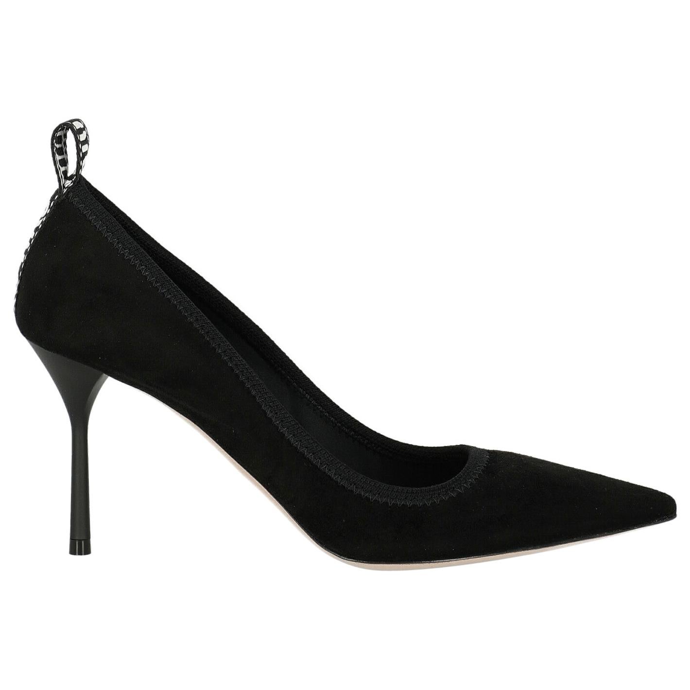 Miu Miu  Women   Pumps  Black Leather EU 37 For Sale