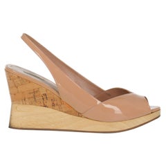 Miu Miu Women  Wedges Pink Leather IT 39