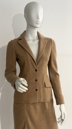 Miu Miu wool skirt suit set