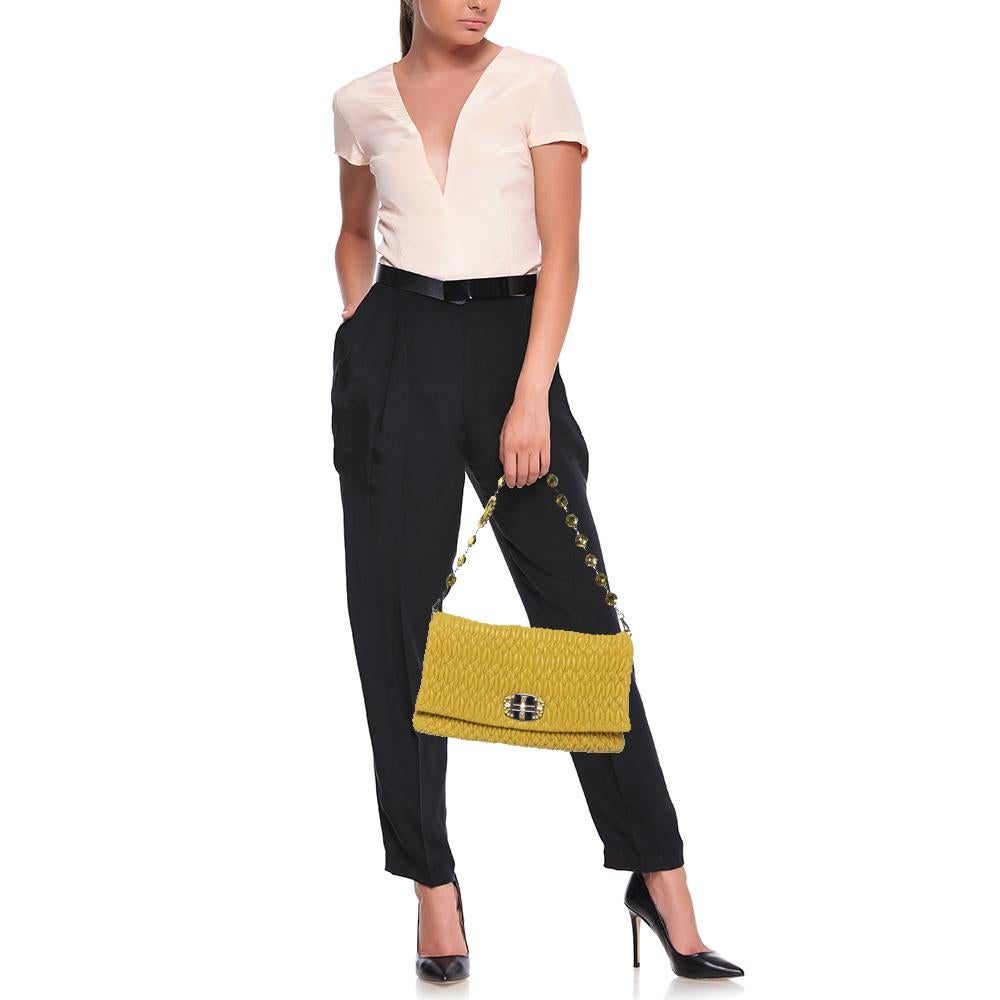 matelasse nappa leather shoulder bag