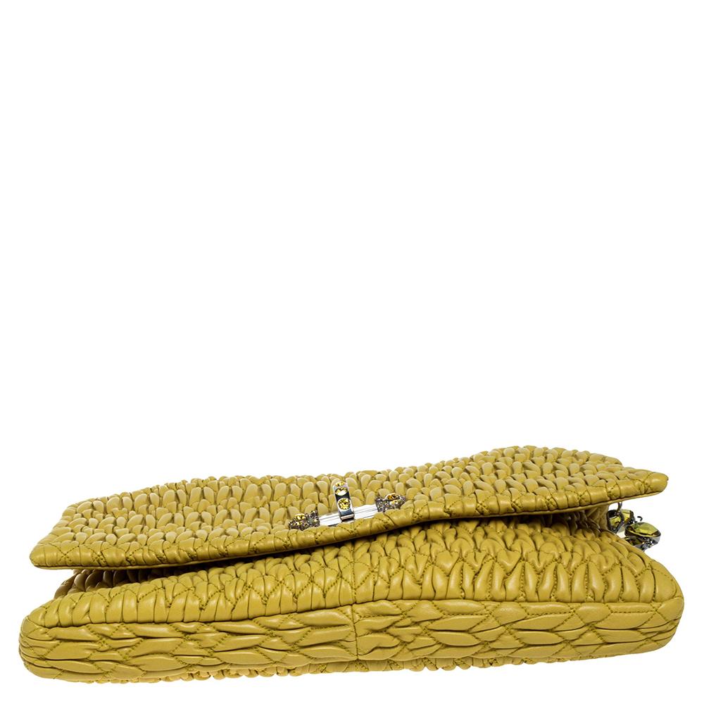 miu miu matelasse nappa leather shoulder bag