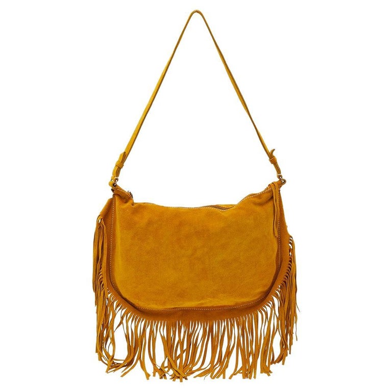 LV with mustard fringe & XL conchos