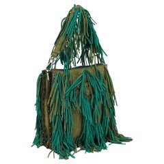 Miuccia Prada Vintage Spring/Summer 2007 Emerald Suede Bag