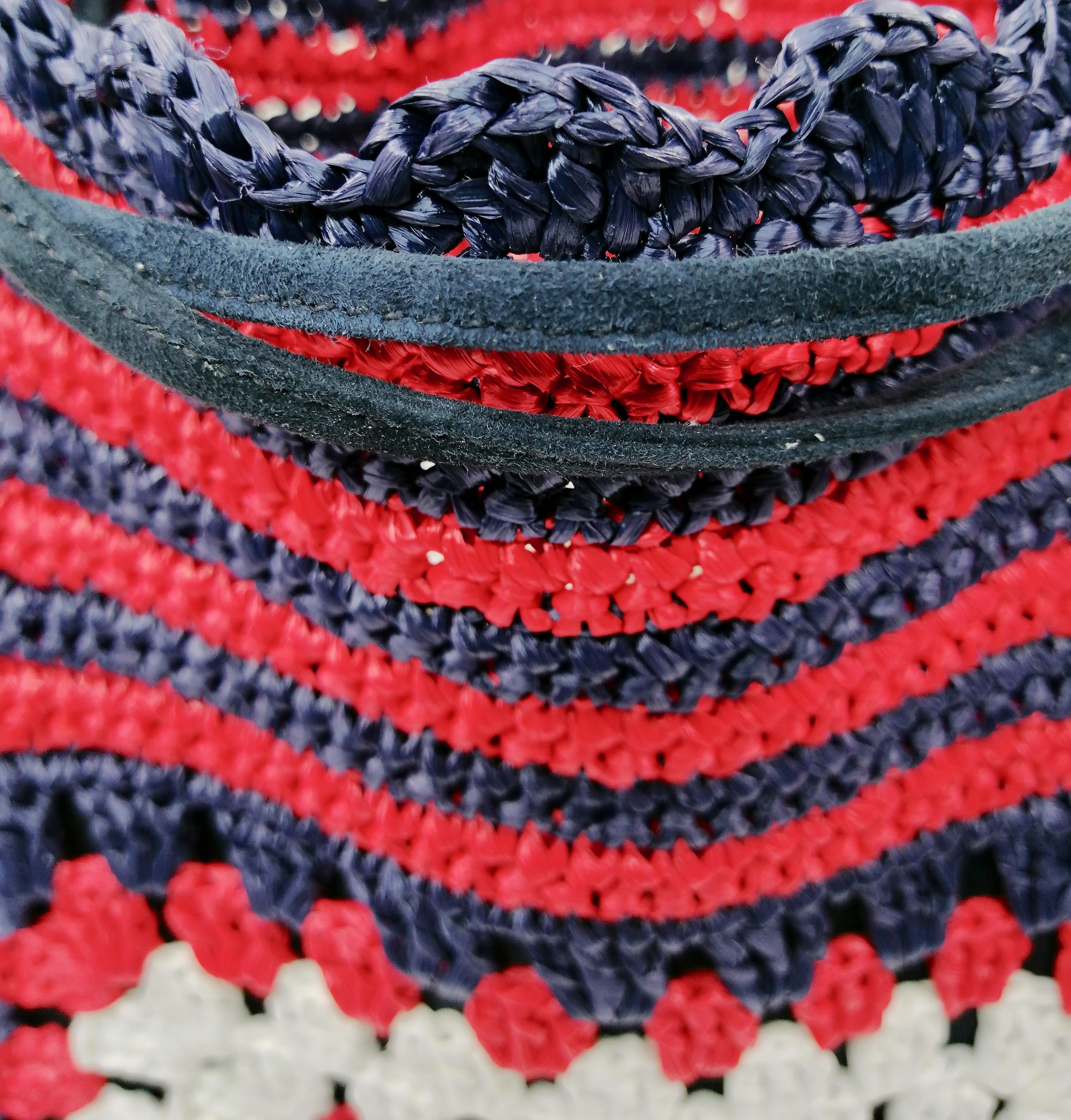 MIUMIU  rafia crochet shoulder bag  For Sale 3