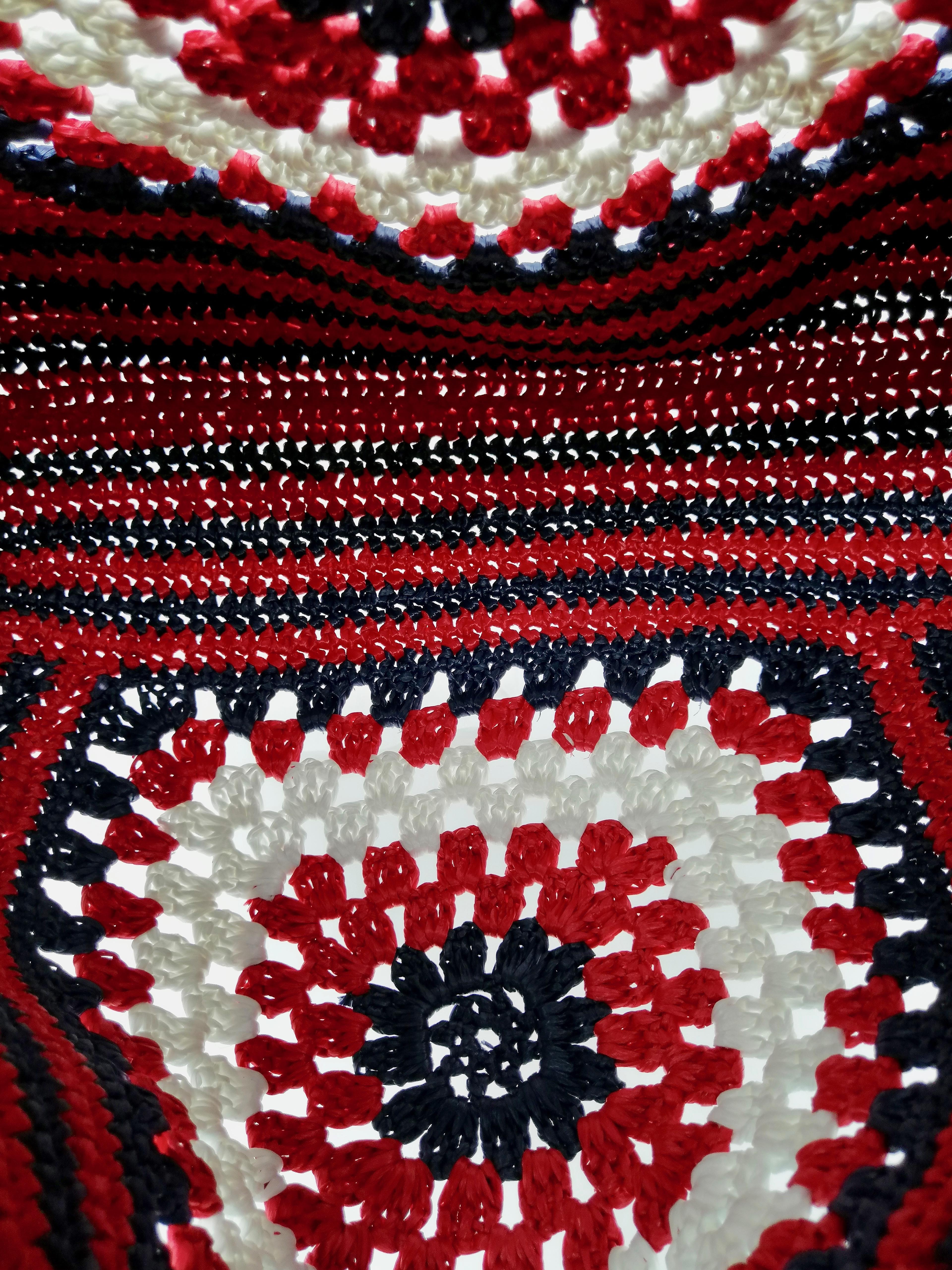 MIUMIU  rafia crochet shoulder bag  For Sale 9