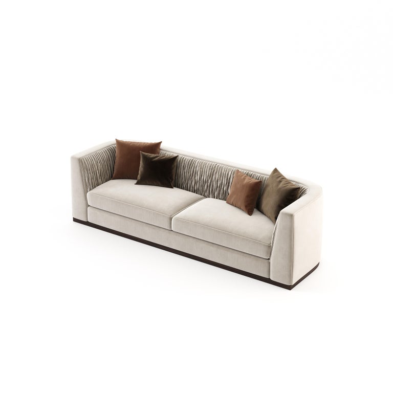 Miuzza Sofa, Portuguese 21st Century Contemporary Sofa in Leather For Sale 1