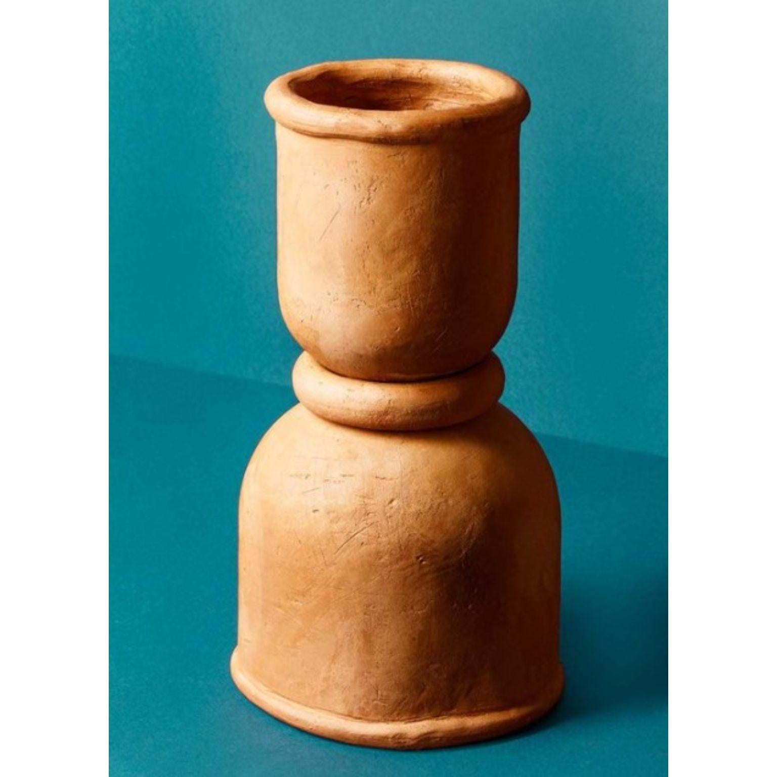 Mix & Match large vase by Tero Kuitunen
Material: Handbuild terracotta.
Dimensions: D22 x H40 cm
Also Available: Two different Size that can be compiled in many ways.

Handbuild terracotta planters. Open edition

Designer Tero Kuitunen, b.