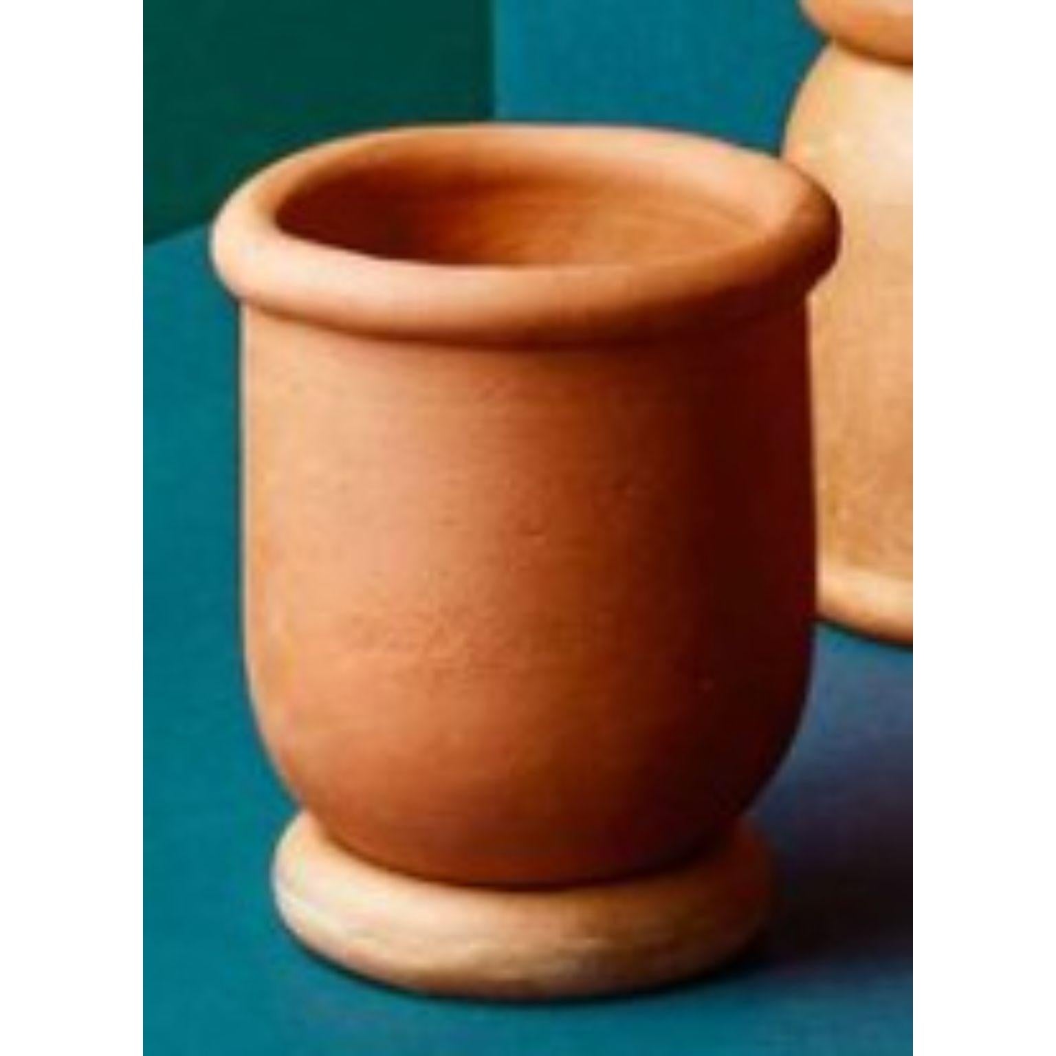 Mix & Match small vase by Tero Kuitunen
Material: Handbuild terracotta.
Dimensions: D17 x H22 cm
Also Available: Two different Size that can be compiled in many ways.

Handbuild terracotta planters. Open edition

Designer Tero Kuitunen, b.