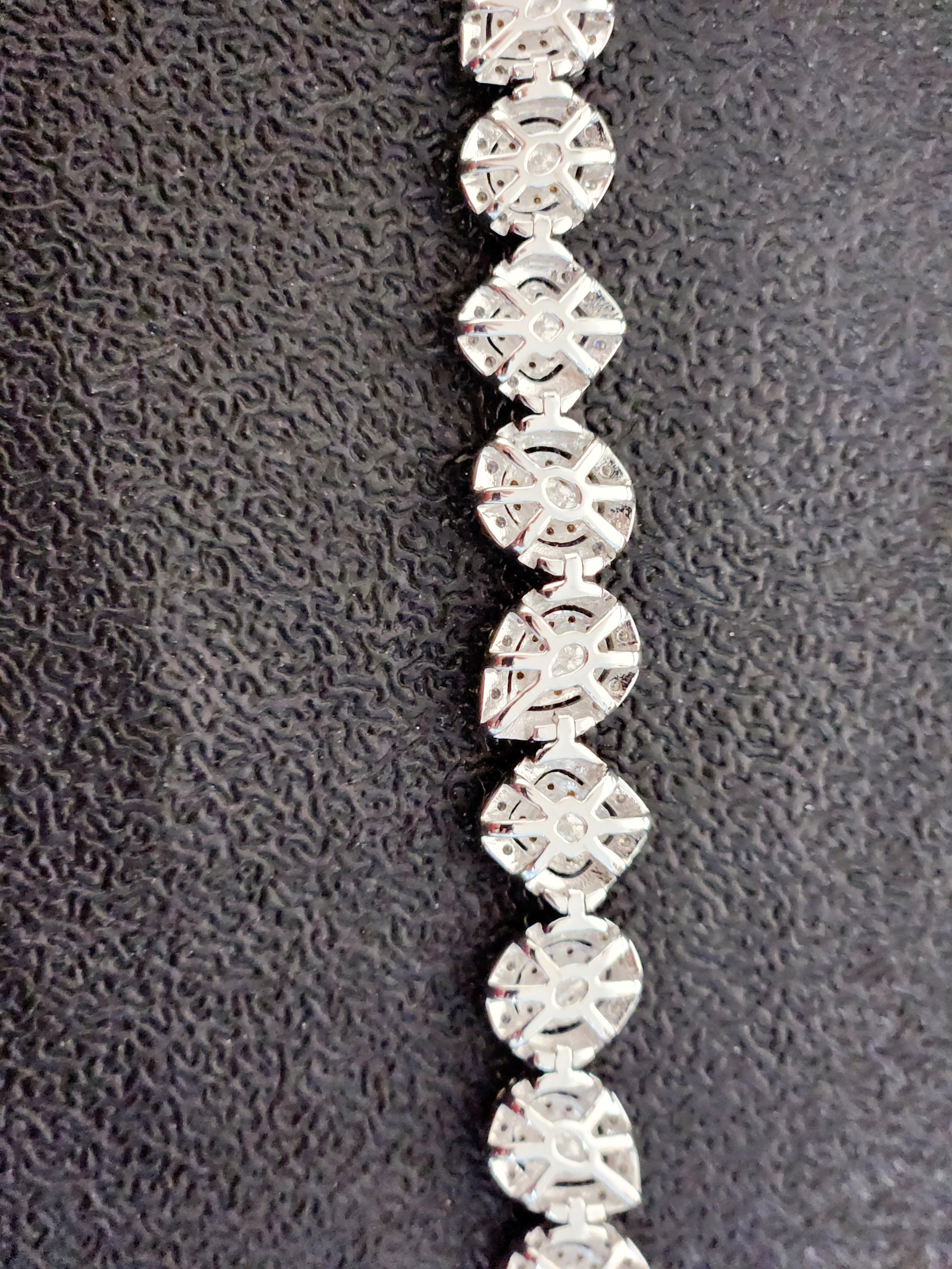 Women's Mix Shape Yellow Diamond Line Bracelet For Sale