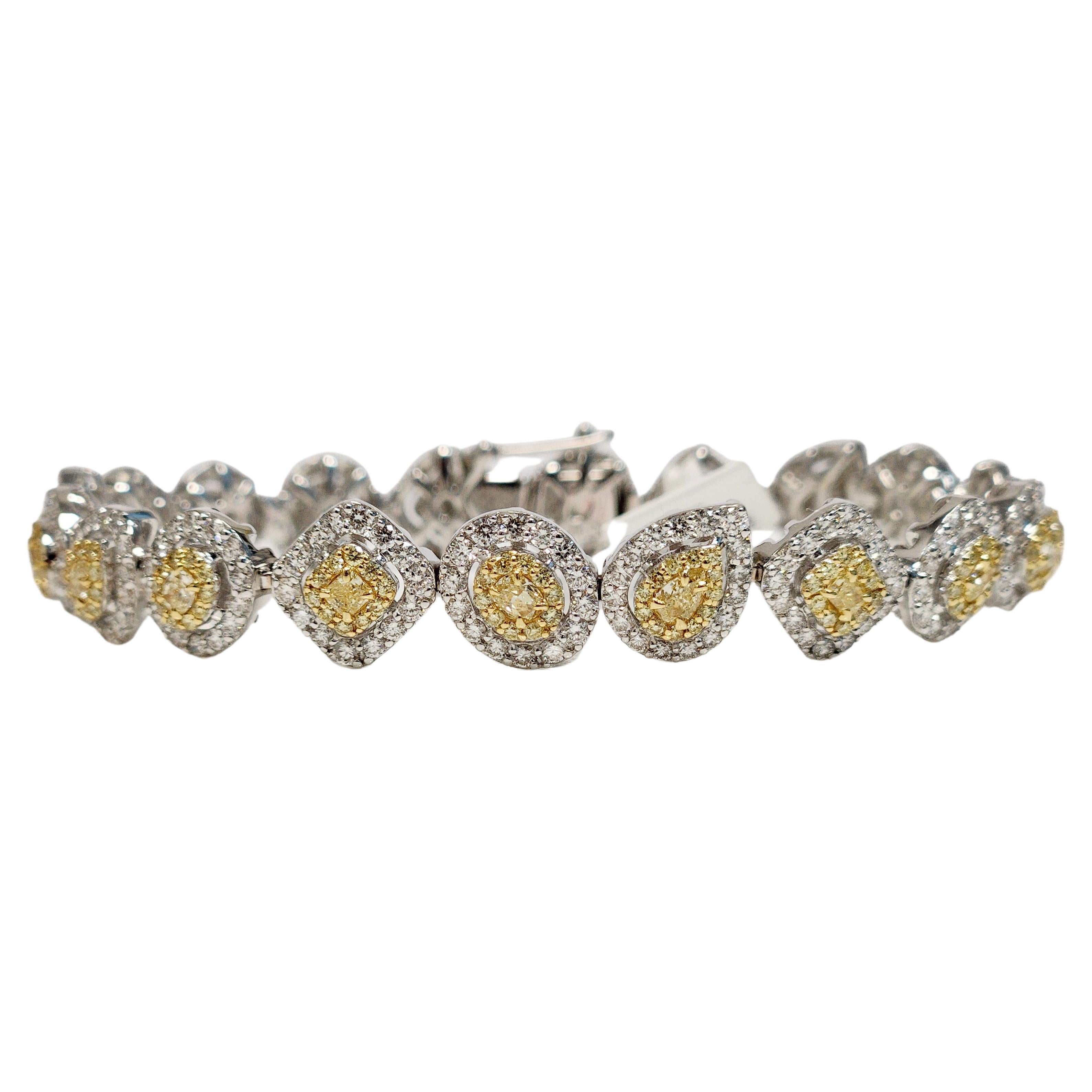 Fancy Shape Diamond Bracelet - JD SOLITAIRE
