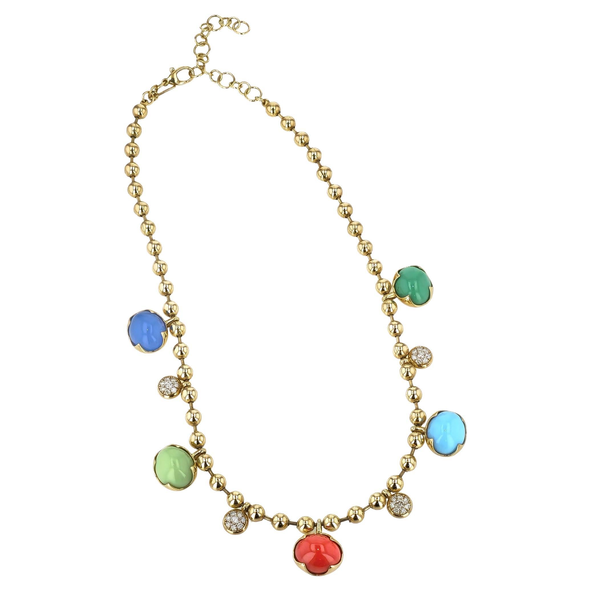 Jude Frances Kite over Stone Rhodolite Charm Necklace at 1stDibs