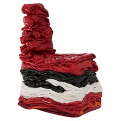 Silla de colores mixtos De la serie "Platubo", Plástico reciclado, Youngmin Kang, 1S1T