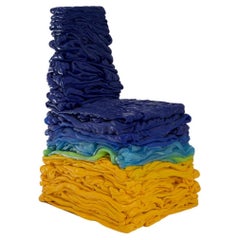 Silla de colores mixtos De la serie "Platubo", Plástico reciclado, Youngmin Kang, 1S1T