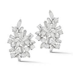 Mixed Cut Diamond Earrings