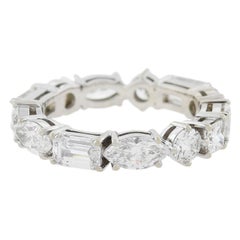 Mixed Cut Diamond Eternity Band 3.75ctw