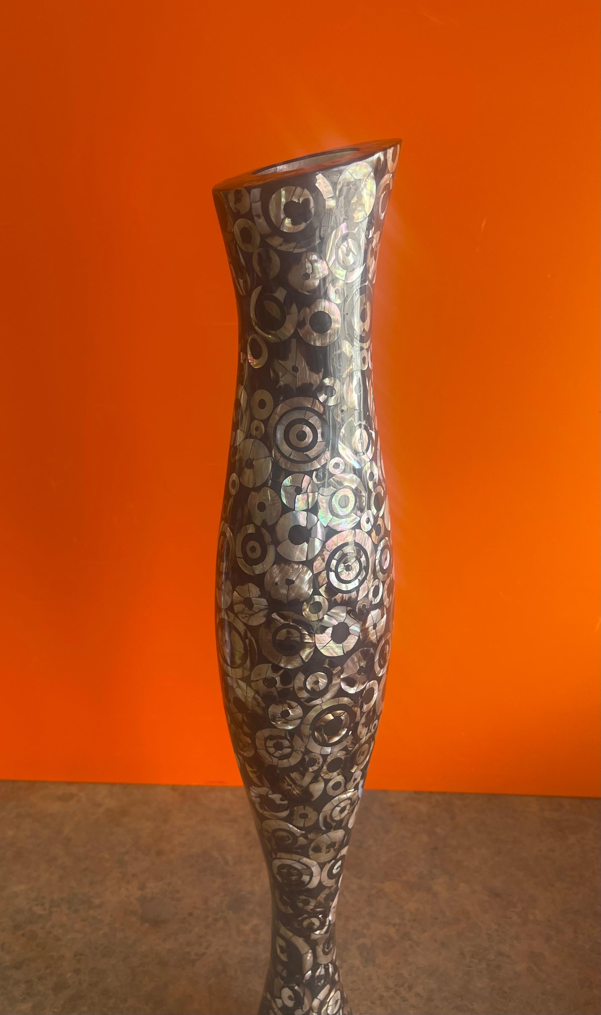 Vaso da portata esotico misto contemporaneo di R & Y Augousti of Paris In condizioni buone in vendita a San Diego, CA