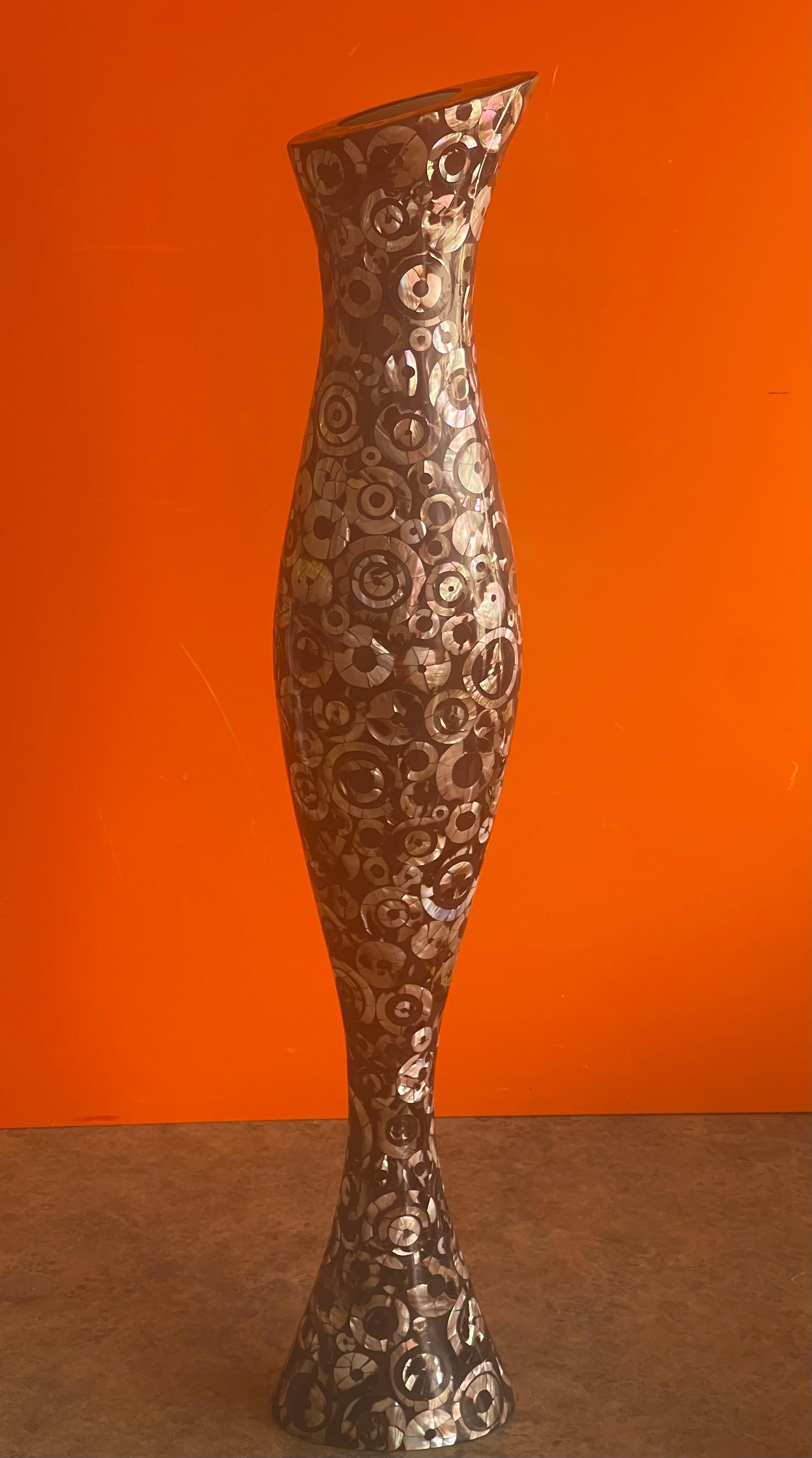 Mixed Exotic Contemporary Serving Vase by R&Y Augousti of Paris For Sale 1