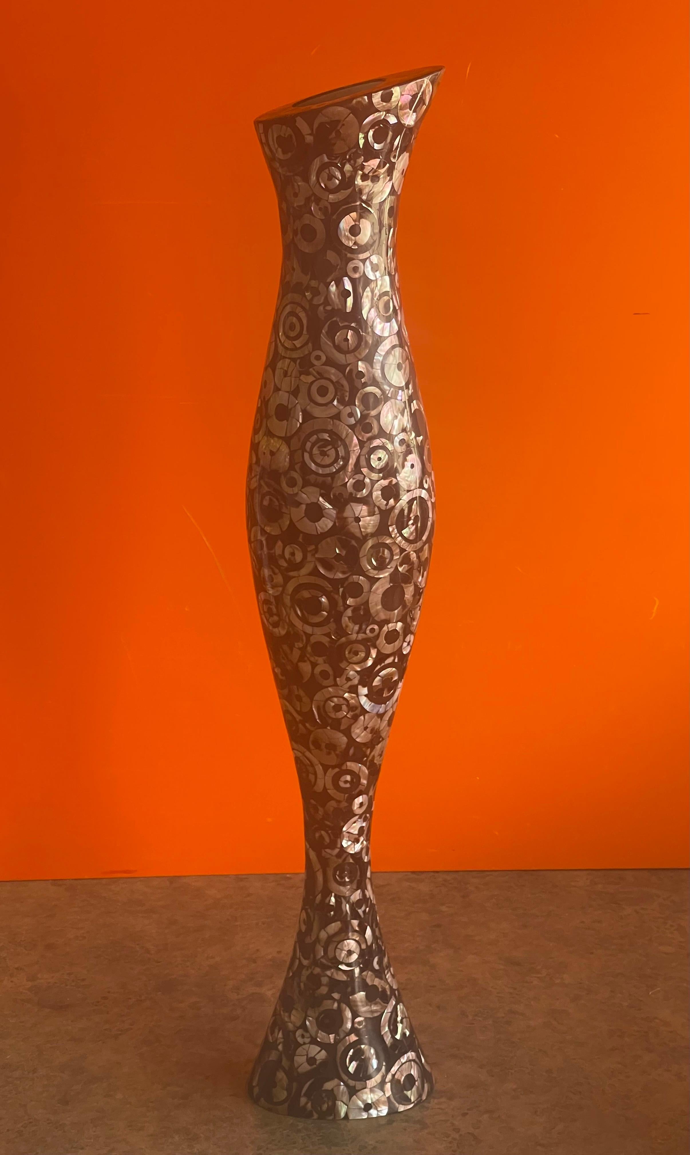 Mixed Exotic Contemporary Serving Vase by R&Y Augousti of Paris For Sale 2