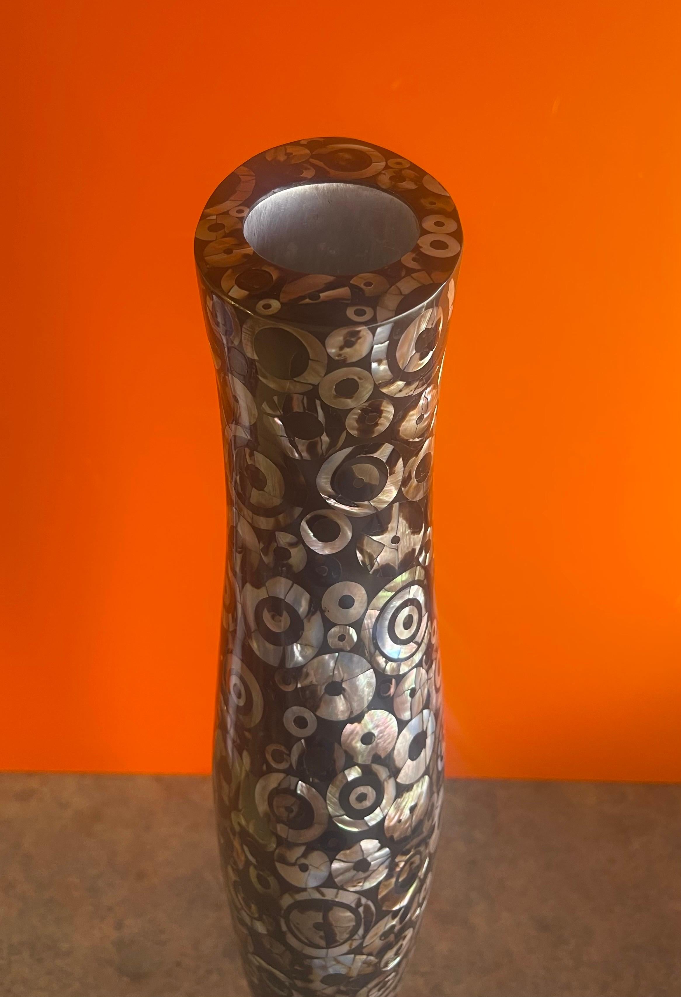 Mixed Exotic Contemporary Serving Vase by R&Y Augousti of Paris For Sale 3