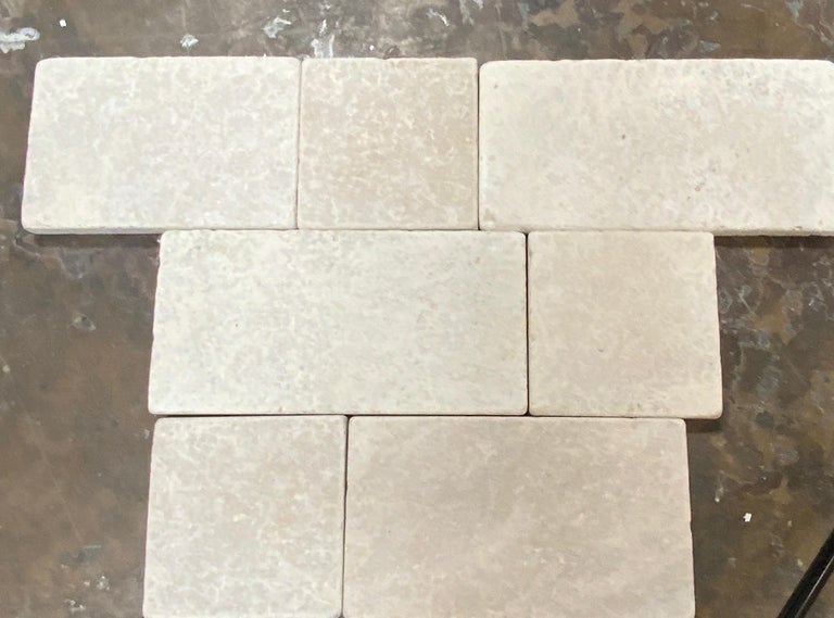 MIxed Layer Cafe Taupe Pavers In New Condition For Sale In Dallas, TX