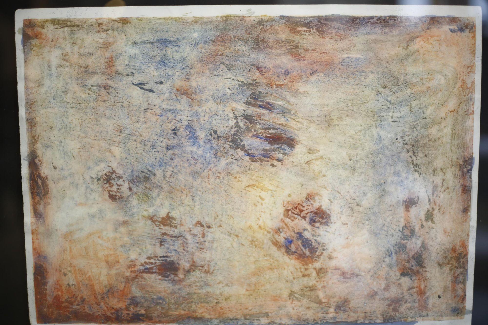 Contemporary Mixed Media Abstract Painting by Philip Wiseman -1 For Sale