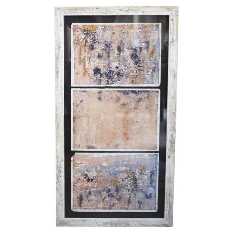Mixed Media Abstract Painting by Philip Wiseman -2 For Sale