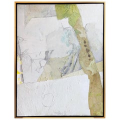 Mixed-Media Abstract Painting on Canvas