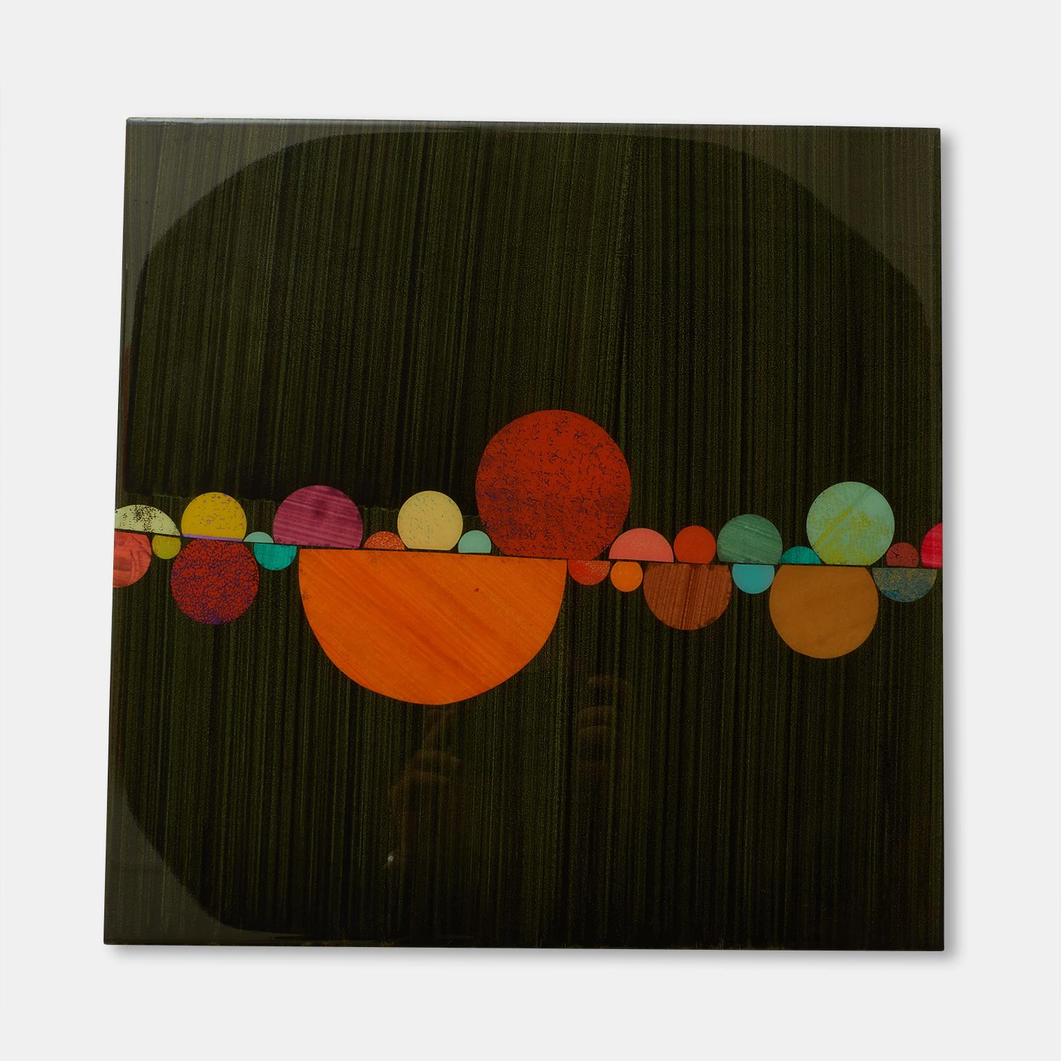 Técnica mixta y collage de resina de Rex Ray en Bueno estado para la venta en San Francisco, CA