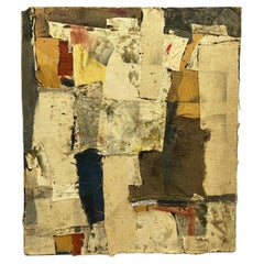 Mixed Media Collage by Leonard Buzz Wallace, 1960