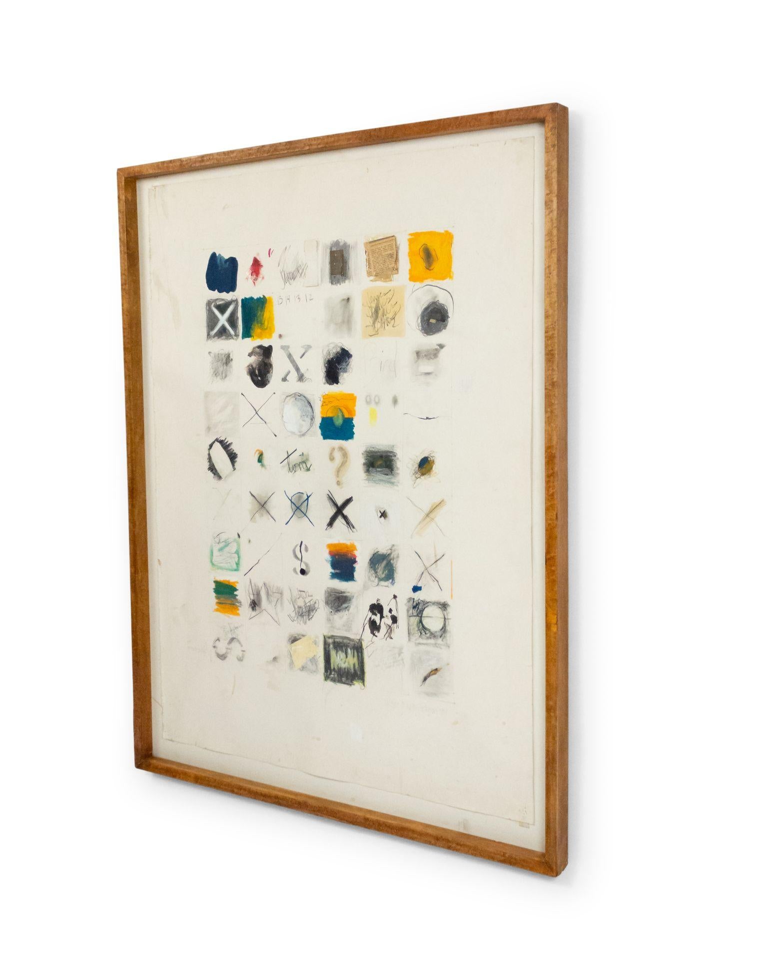 Mixed Media Collage In Good Condition For Sale In Queens, NY