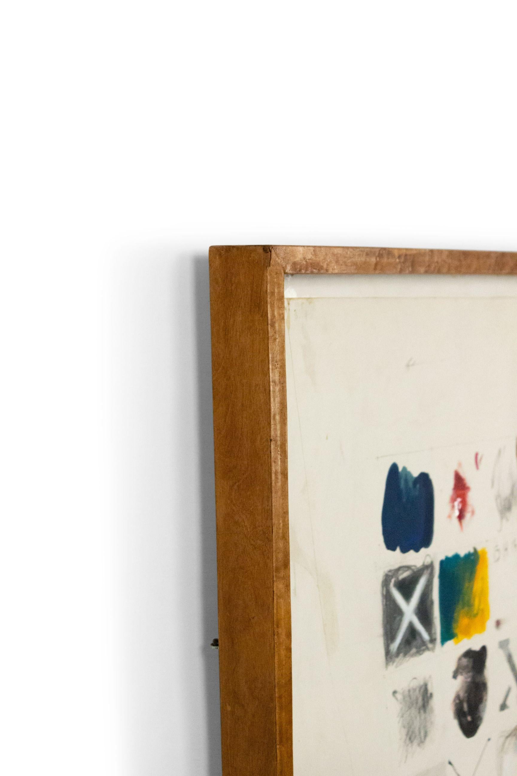 20th Century Mixed Media Collage For Sale