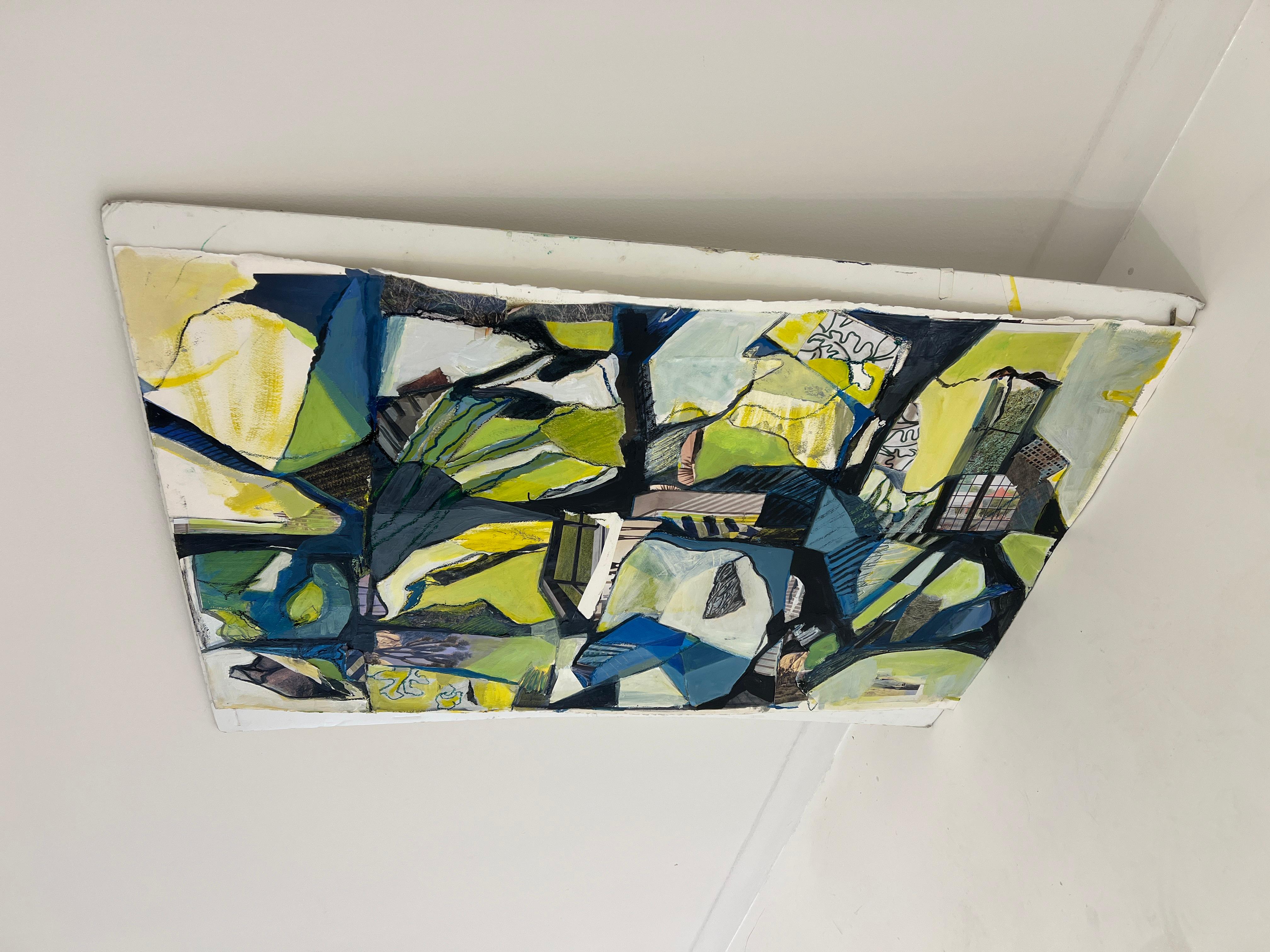 Mixed Media Collage on Paper by Susan E. Wolfe For Sale 9