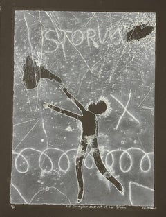 Tecnica mista intitolata "W.D. A. Snodgrass Come out of the Storm" di DeLoss McGraw