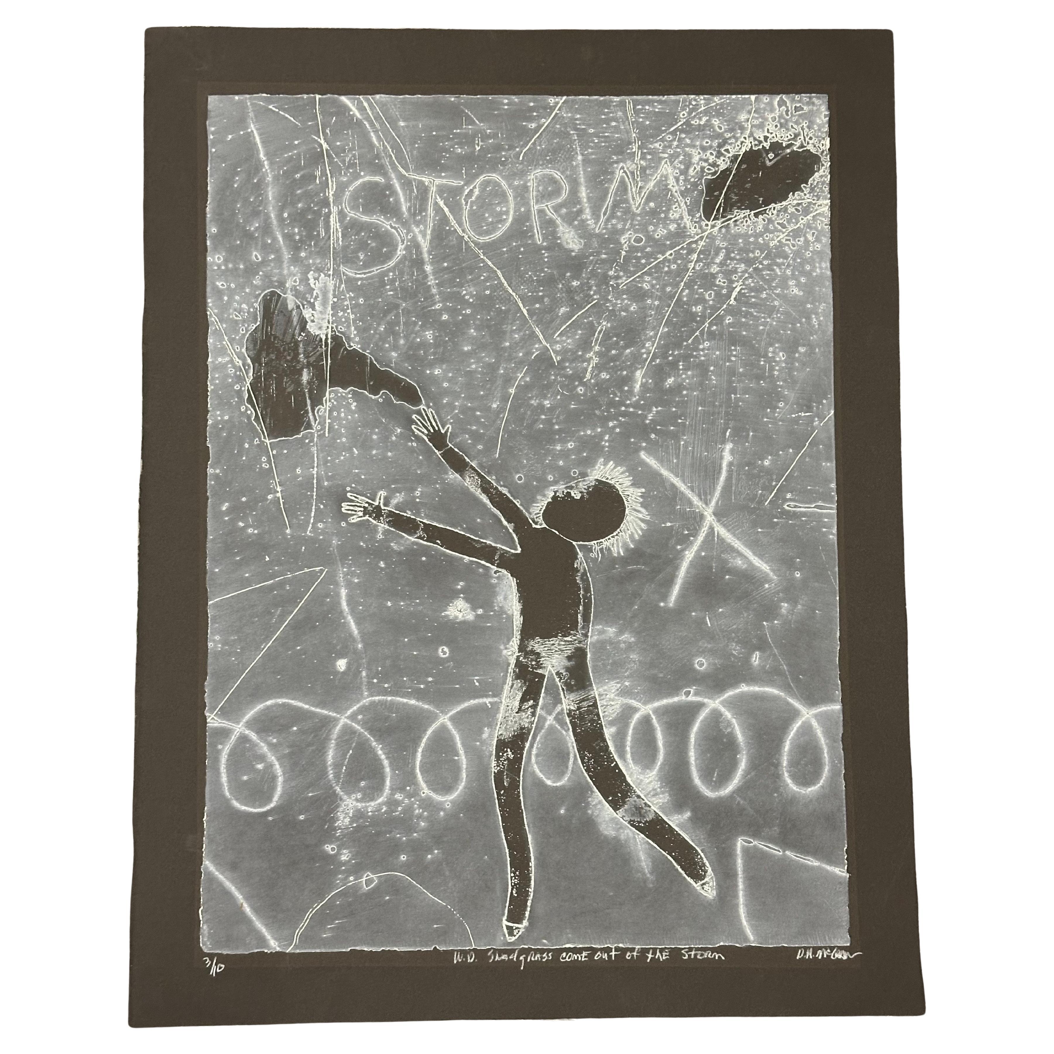 Mixed Media Entitled "W.D. Snodgrass Come out of the Storm" by Deloss Mcgraw
