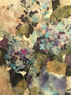 Arte floral mixto firmado por Oshino Okuda