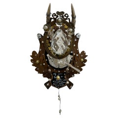 Mixed Media Found Objects for Objects Sculpture murale avec Horns Mixed Media Found Objects for Objects Sculpture murale avec Horns