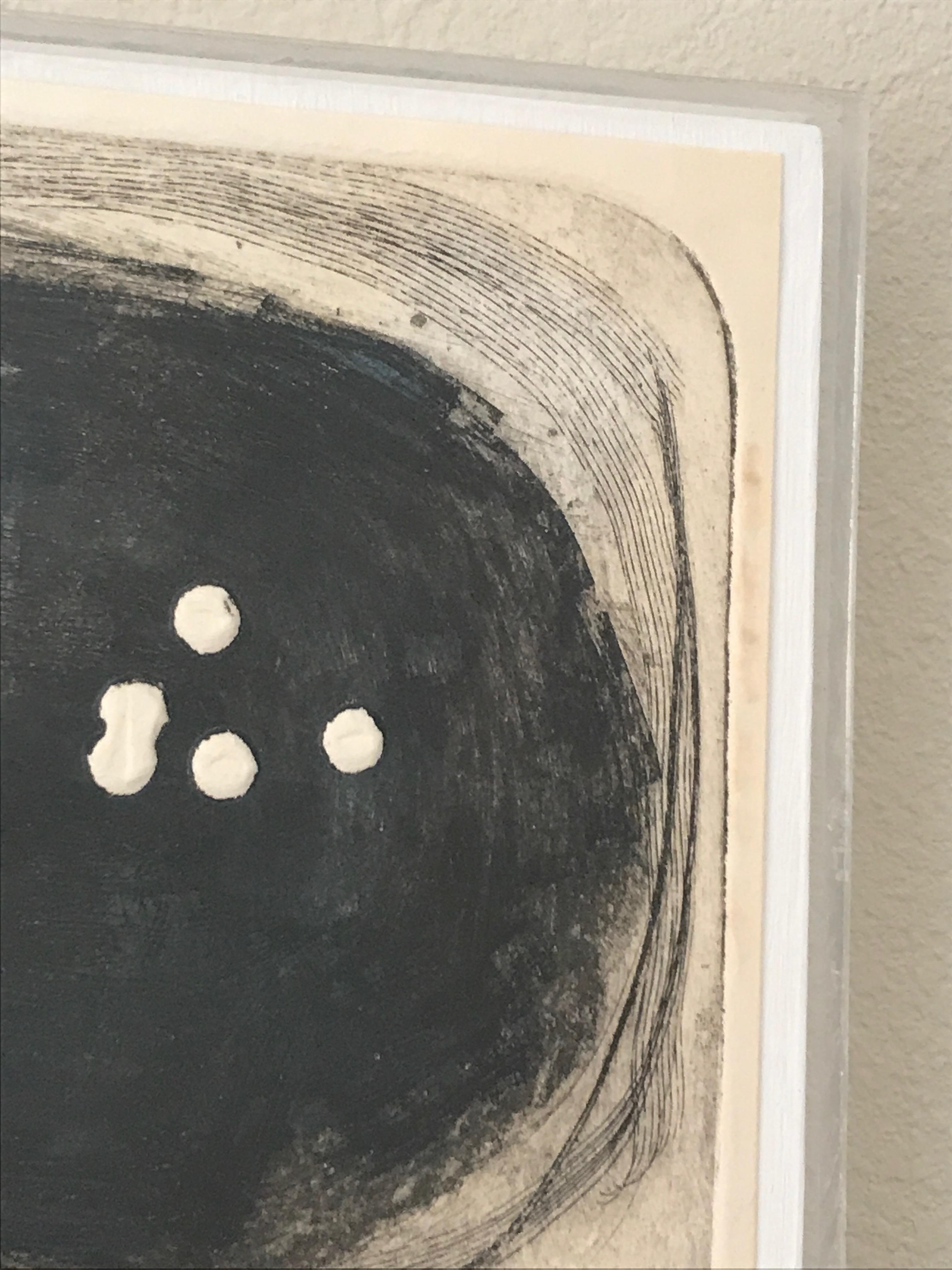 American Mixed-Media Lithograph by Texas Artist Bob Fowler
