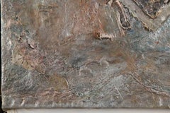 Mixed-Media Modernism Painting, on Canvas by Gladys Goldstein