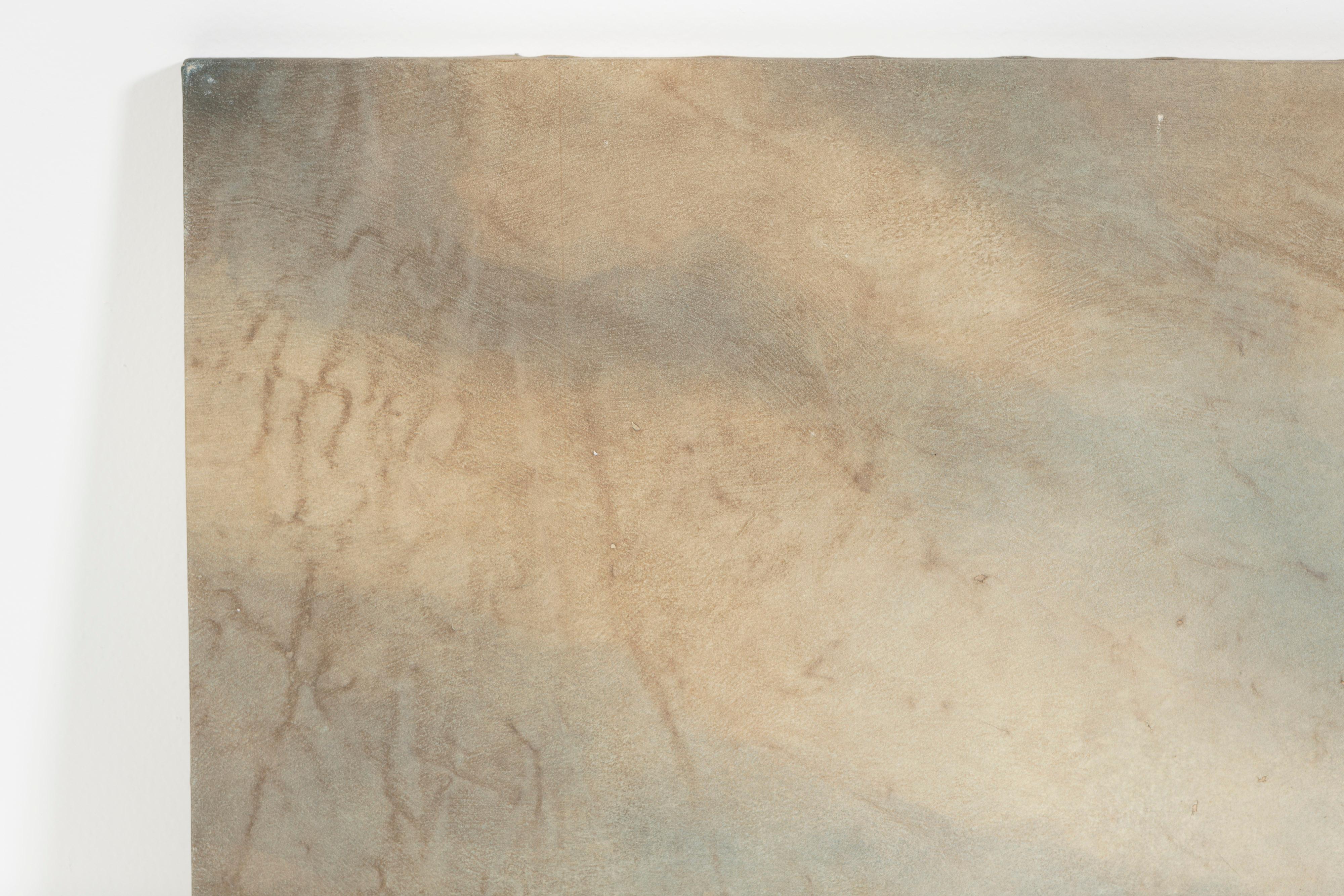 Toile Technique mixte sur toile, scène du désert d'Arabie, pastel, sans cadre, artiste Unknown en vente