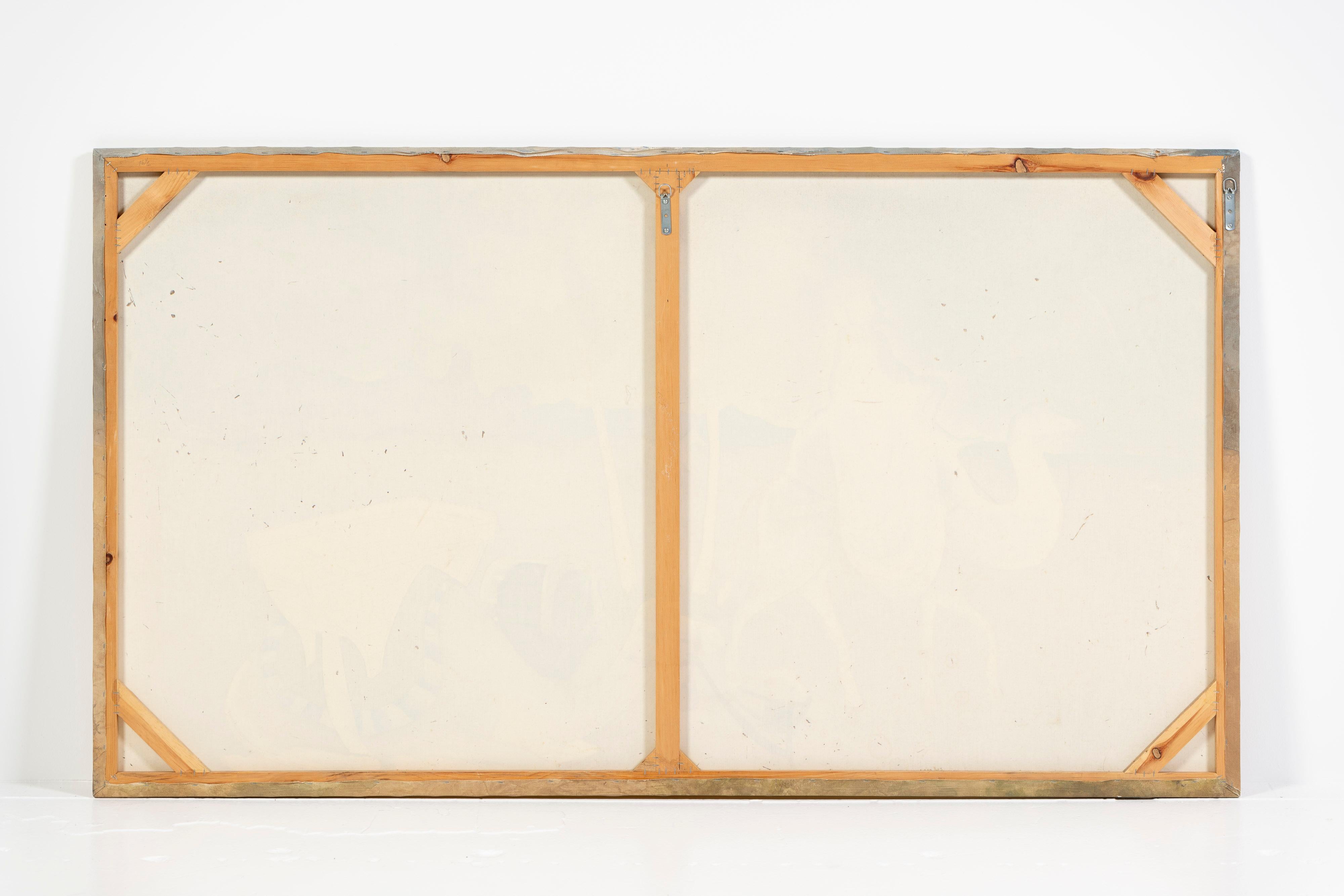 Technique mixte sur toile, scène du désert d'Arabie, pastel, sans cadre, artiste Unknown en vente 1