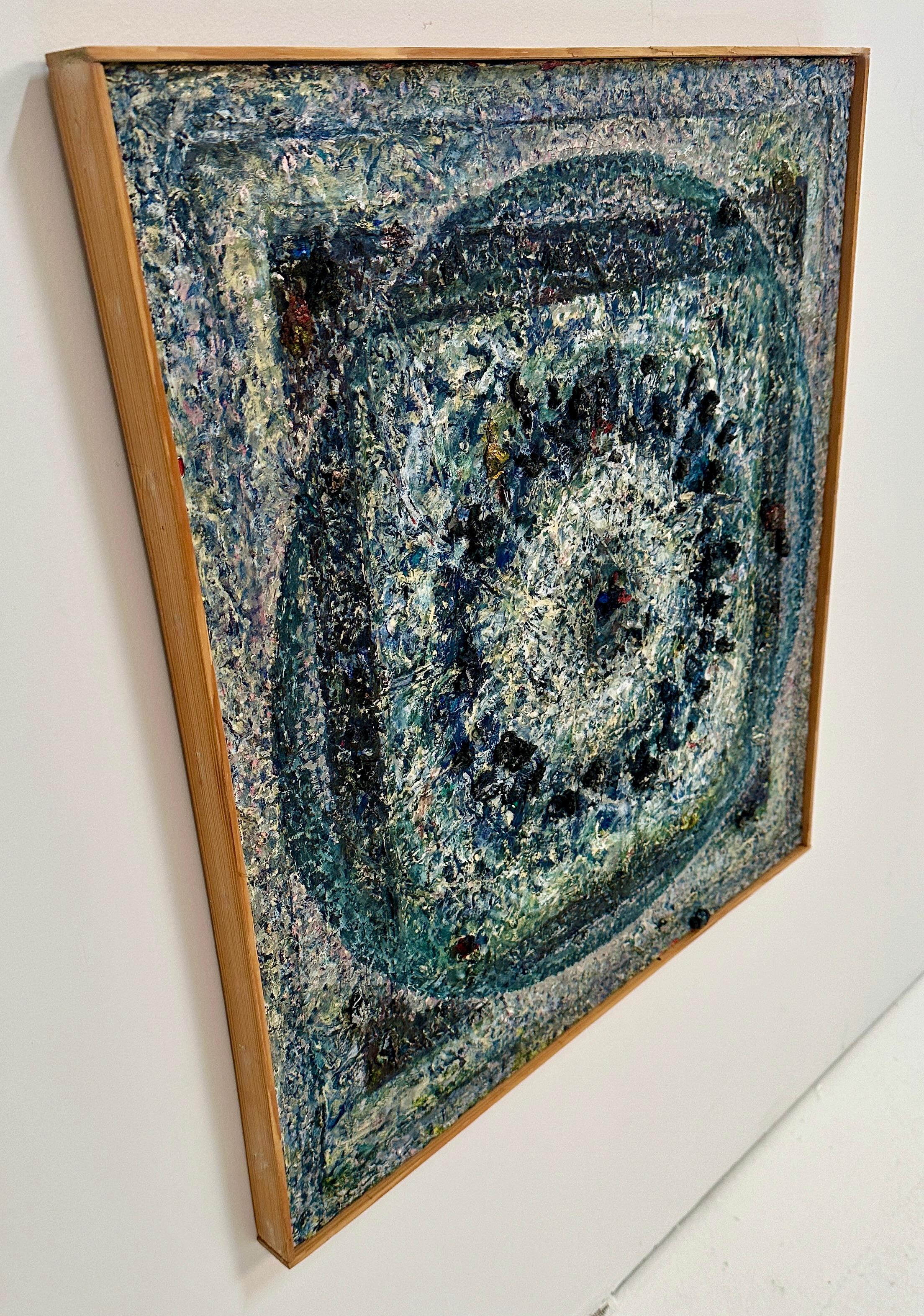 Fine XX secolo Tecnica mista su tela di  S. Uebayashi, USA c 1983 in vendita