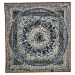 Mixed Media on Canvas by  S. Uebayashi, USA c 1983
