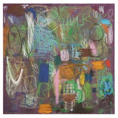 Mixed Media auf Leinwand, „Hulk“ von Jannis Varelas