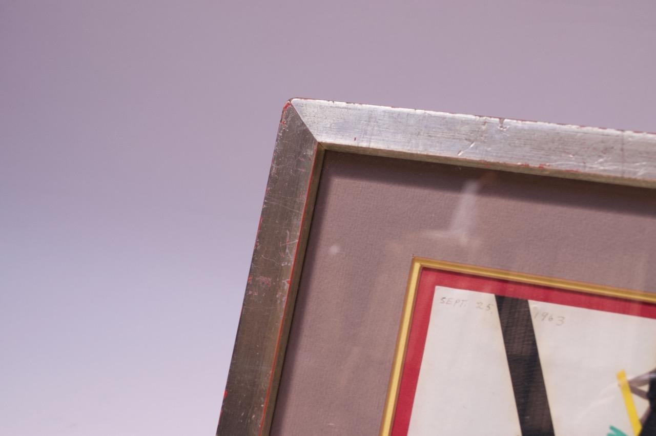 Técnica mixta sobre papel de Giuseppe Napoli en venta 9