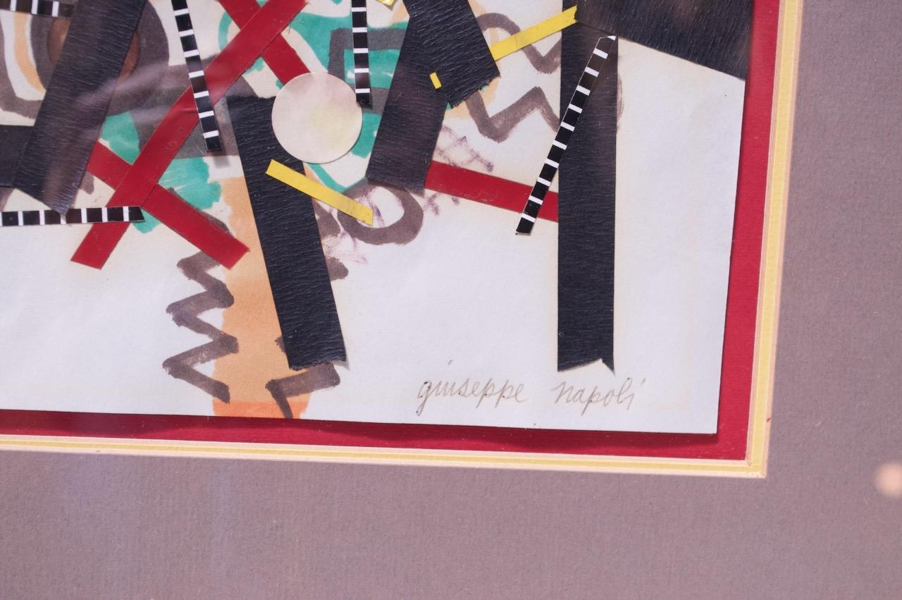 Técnica mixta sobre papel de Giuseppe Napoli Pintura en venta