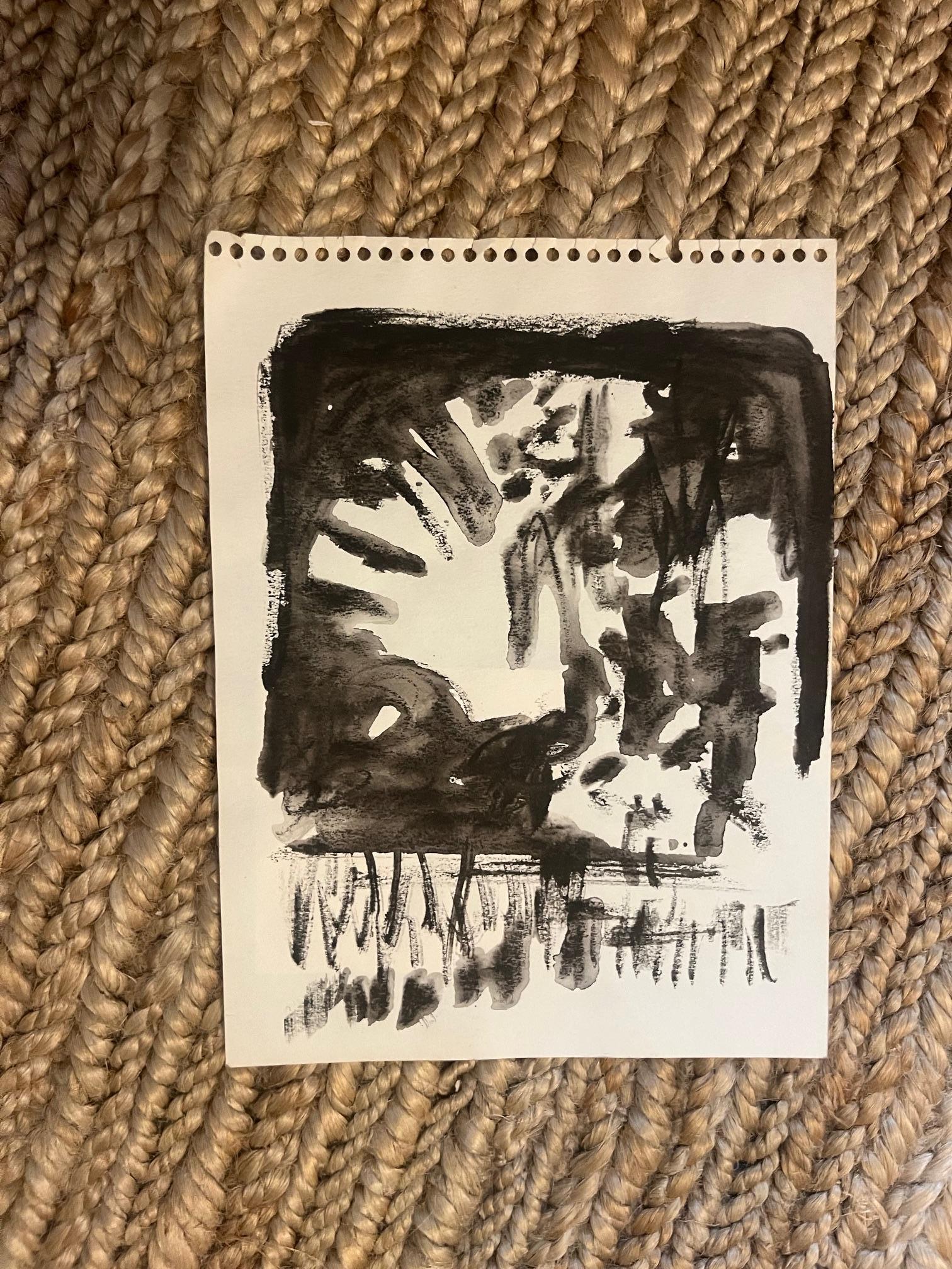 Moderne Technique mixte sur papier en vente
