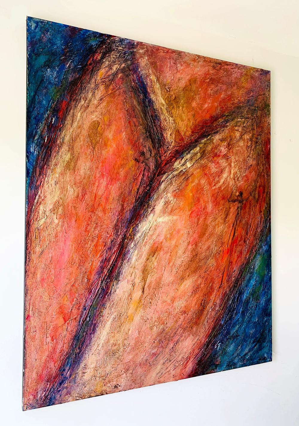 Contemporary Mixed Media Painting by Robyn Killian LIBERATION For Sale