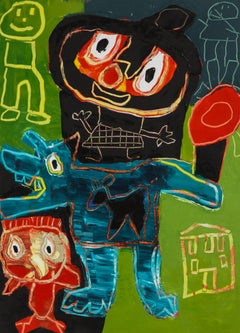 Mixed Media Painting Memorie, Gianfranco Asveri